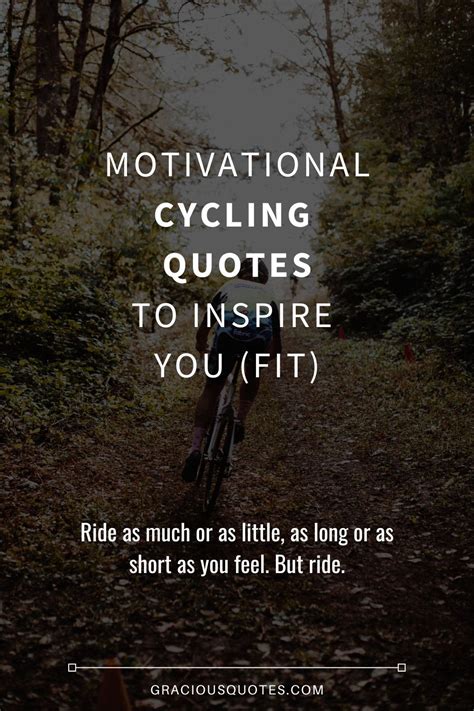 Inspirational Cycling Quotes to Motivate You .